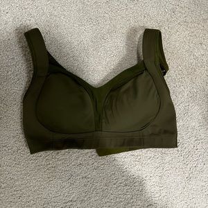 Lululemon olive green sports bra size 32DD
